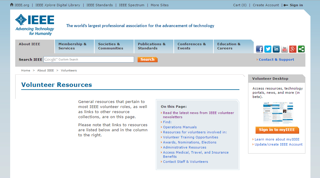 IEEE Volunteer Resources