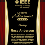 IEEE HOU Sec Lifetime Achievement Ross Anderson