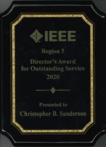 2020 R5 Director Award for Outstanding Service to Christopher Sanderson